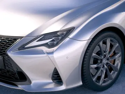 Lexus RC 2019 3D model purchase