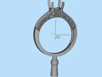 gold ring code 21 3D print model