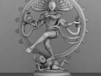 God Shiva 3D model
