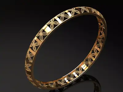 1137 Quatrefoil Lattice Kada 9gm 3D print model