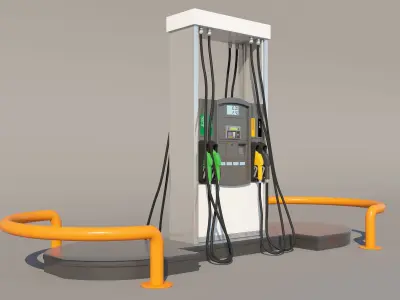 Fuel Dispenser Updated  3D model