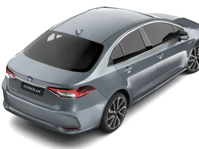 Toyota Corolla Hybrid 2020 3D model
