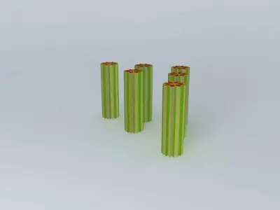 Red Flowers  3D model