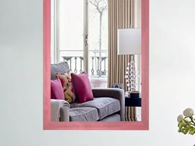 Rectangle Wood Mirror Free 3D model