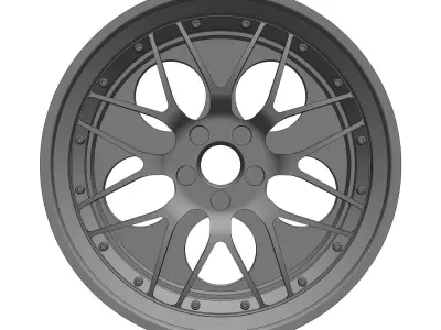 BBS RS-GT 164 RIMS FOR HOTWHEELS 3D print model 3D print model