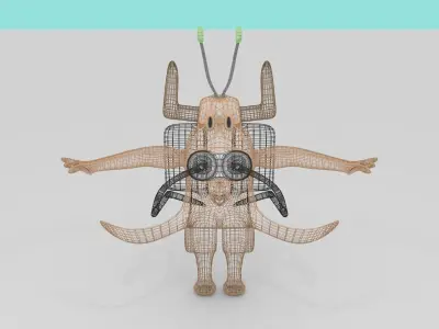Sci-Fi Monster 2 Free 3D model