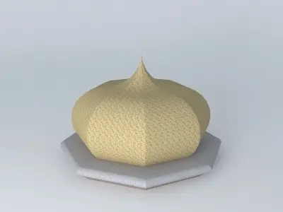 details islamic dome Free 3D model