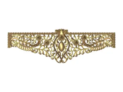 decorative pattern ready for 3D printing 3D model 35