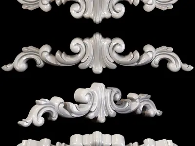 Classic carved 024 3D model