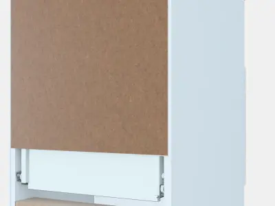 BRIMNES Bedside table Low-poly 3D model