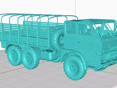 DAC 665 Romanian Army 3D print model