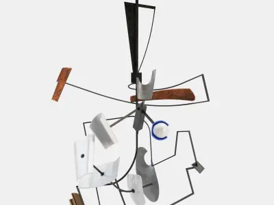 Abstract Suspension 3D model