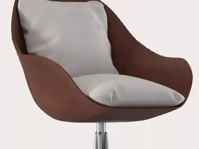 Swivel Armchair 3D model