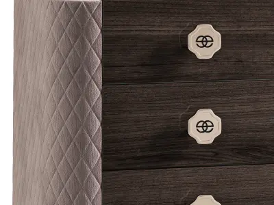 Botega Silver Dresser by elve luxury 3D model