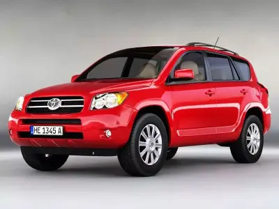 Toyota RAV4 SUV 3D model