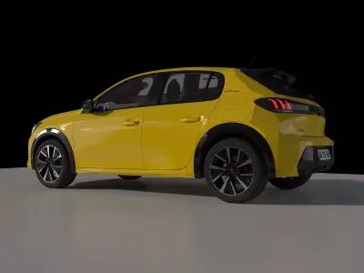 Peugeot 208 GT Line - Scanned Model 3D model