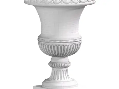 Classical vase for decorating the facade Flowerpot 3D model