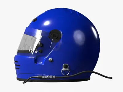 Bell M3 Racing Helmet 3D model