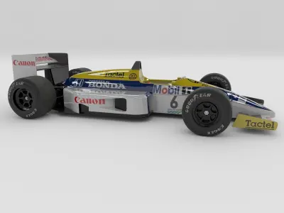 Williams FW11 Formula-1 3D model