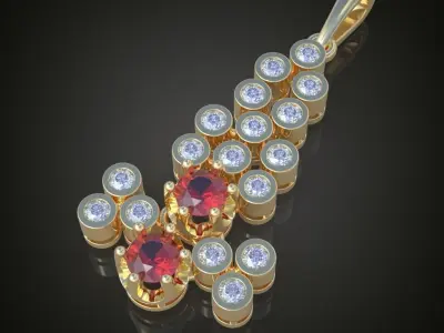 My Exclusive Pendant model 3D 0153 printable model6-- Free 3D print model