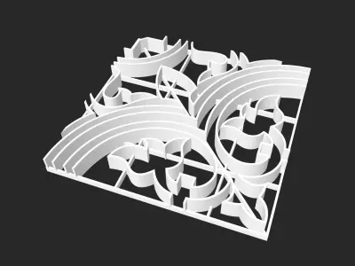Tile Pattern  3D print model