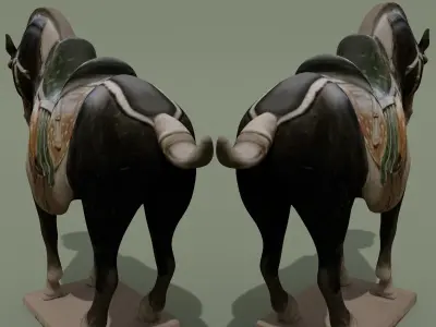 Horse Statuette I 3D model