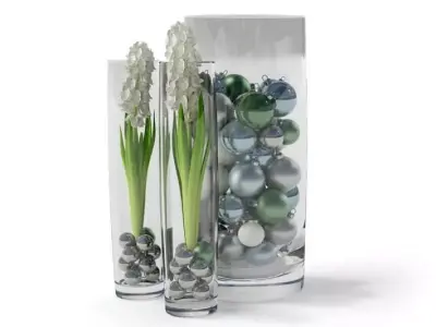 Christmas Table Decoration For The Home 3D model