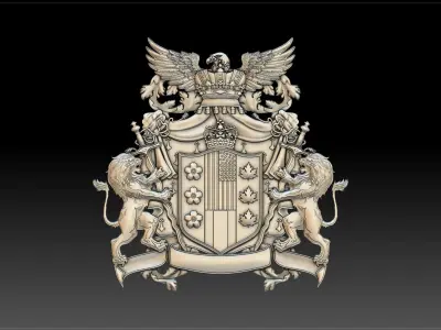 Coat of Arms 3D print model buy