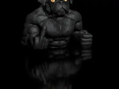 3-Pack- 30 Percent- Mystic - Anubis  Franzbulldogge Rhinocerus  3D print model