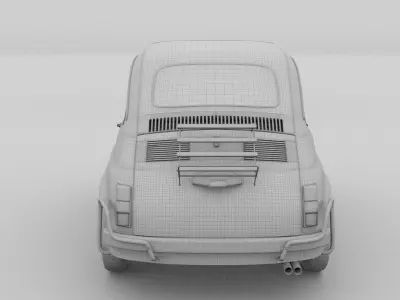 Fiat 1968 500L Luxe rev 3D model
