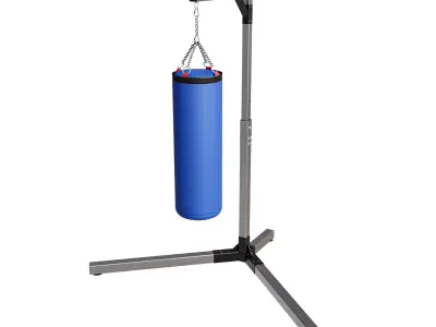 Punching bag Low-poly 3D model