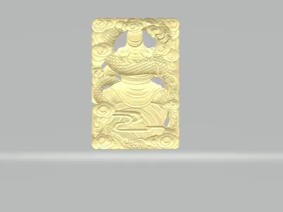 Guan Yu Pendant 3D print model
