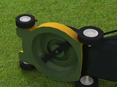 Lawnmower lawn mower 3D model