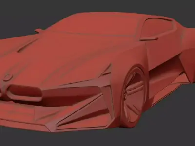 AI-Generated Concept Car - model 5 3D model