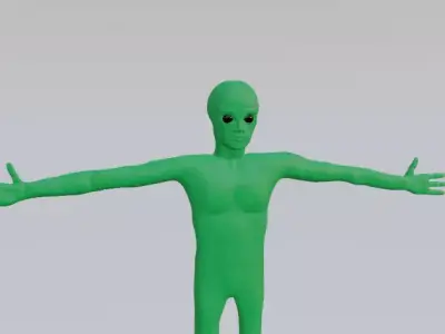 alien Free 3D model purchase