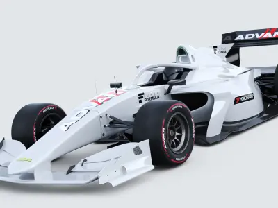 Super Formula Template 2022 3D model