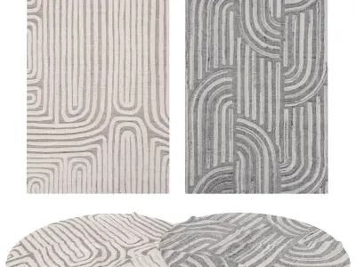 Rugs No 893 Low-poly 3D model