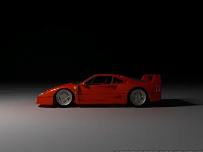 Ferrari F40 3D model buy