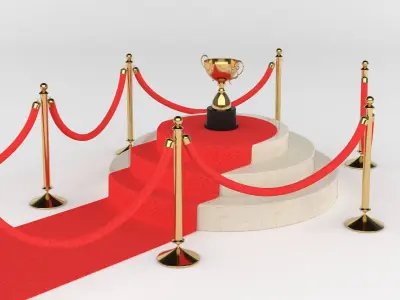 Red Carpet 3D model