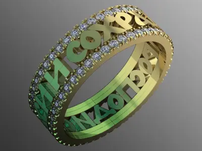 Ring rk 6 3D print model