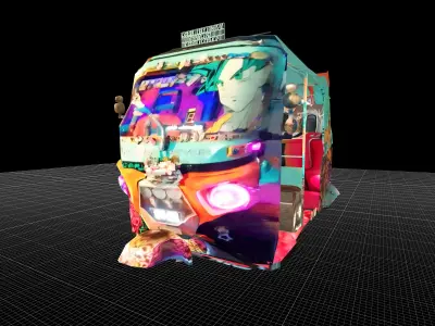 TUKTUK ANIME BEBO 2024 Low-poly 3D model