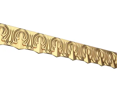 Ornament Element 01 Low-poly 3D model
