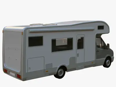Motorhome mercedes benz rv 3D model