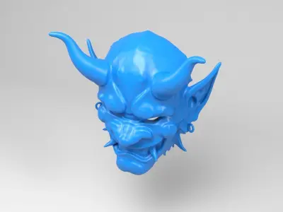 Demon Mask 3D print model