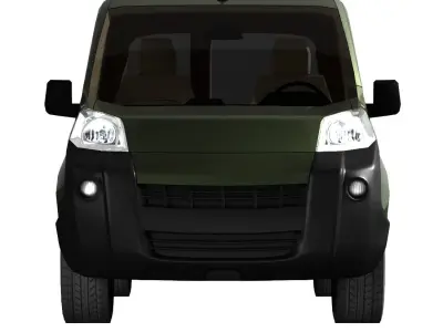 Citroen nemo Low-poly 3D model