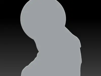 Virgin Mary 4 3D print model