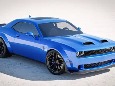 Dodge Challenger SRT Hellcat Widebody 2022 3D model