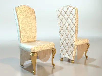 dining chairs classic vip 2 model 3D model 3D model