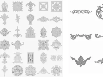 Classic Architectural Finish 3D model