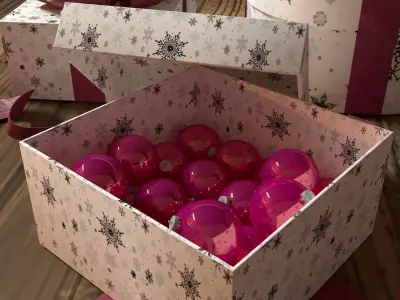 New Year Christmas Presents 3D model